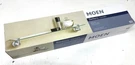 Moen Banbury 5-4/25 In.l X In.h 22-3/4 Clear Glass Shelf Brushed Nickel. Fixed Price $32.99.