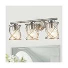3-LIGHTS Bathroom Vanity Lights, Fixtures Over Mirror, Brushed.... Fixed Price $137.55.