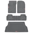 Car Floor Mats Heavy Duty Gray Rubber All Weather Universal Trim Fit Motor Trend. Fixed Price $114.99.
