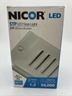 Nicor Lighting Led Step With Vertical And Horizontal Faceplates White. Fixed Price $17.99.