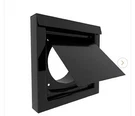 Dryerwallvent DWV4K 4" Powder Coated Steel Black Corrosion-resistant. Fixed Price $44.99.