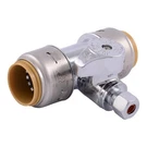 Sharkbite Brass Push Tee Stop Valve 34X34X14 Inch Easy Install Chrome Finish. Fixed Price $35.49.