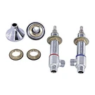 KS2971V Hot Cold Valve Included Handle Base Nut Washer, Polished Chrome,. Fixed Price $122.42.