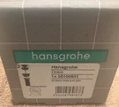 Hansgrohe 50100831 Sink Push Open Drain, 1-1/4-INCH, Polished Nickel New Box. Fixed Price $58.00.