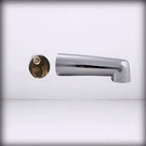 Westbrass . Tub Spout, Polished Chrome, E507-1F-26, Pack. Fixed Price $21.49.