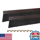 Uxcell 2PCS Door Bottom Seal Sweep Kit H-shape 2.4" Pp Brush 47" Aluminum Base. Fixed Price $73.00.