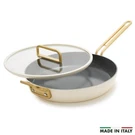 Greenpan Stanley Tucci Ceramic Nonstick Fry With Lid, 12" New. Fixed Price $149.99.