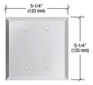 Crl GMP208C Clear Double Blank With Screw Holes Glass Mirror Plate. Fixed Price $42.66.