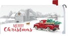 Merry Christmas Tree Winter Truck Dog Barn House Magnetic Mailbox Cover. Fixed Price $19.00.