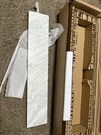 Home Decorators Collection MT22CW-SS 21.25" Bath Marble Vanity Sidesplash White. Fixed Price $47.02.
