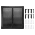 16"X16" Aluminum Gable Vent Exterior Wall Outlet Hvac Air Grille Black. Fixed Price $34.62.
