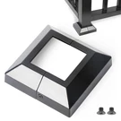 Bitals 2.5X2.5ACTUAL Deck Post Base Cover Decorative Trim. Fixed Price $115.04.