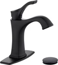 Sanliv Single Handle Bathroom Sink Faucet 1 Hole Matte Black Modern New. Fixed Price $49.95.