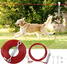 120FT Dog Runner For Yard With 15FT Tie Out Cable - Heavy Duty Trolley System.... Fixed Price $65.99.