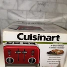 Cuisinart CPT-180MR 4-SLICE Toaster Red Metallic. Fixed Price $80.00.