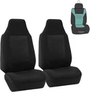 FH-FB107102 Trendy Corduroy Bucket Seat Covers, Airbag Compatible, Black Color. Fixed Price $78.85.