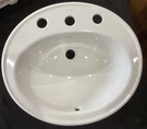 Kohler Bathroom Sink White Vitreous China Pennington 2196-8-0 RM8. Fixed Price $47.99.