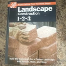 The Home Depot Landscape Construction 1-2-3 Hardcover By Meredith Books English. Fixed Price $5.00.