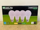 4-768 Pack Maxlite Led Light Bulbs 13W = 100W Watt A19 Soft White 2700K Dimmable. Fixed Price $134.84.