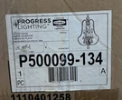 Progress Lighting P500099-134 Anjoux 4-LIGHT Pendant Fixture Silver Ridge Read. Fixed Price $52.00.
