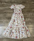 Anthropologie The Somerset Maxi Dress Ivory Tile Print Size Xxs Nwt. Fixed Price $100.00.