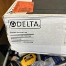 Delta Faucet Dryden 2-HANDLE Deck-mount Roman Tub Trim Kit. Fixed Price $85.00.