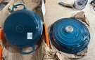 Creuset Enameled Cast Iron Signature Braiser, 3.5 Qt., Deep Teal, 02414728933. Fixed Price $229.00.