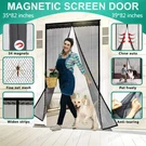 Magnetic Screen Door Heavy Duty Hands-free Mosquito Mesh Anti Bugs Fly Curtain. Fixed Price $22.99.