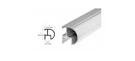 Crl BF144BA Brite Anodized Bull Nose Mirror Frame Extrusion 144" Stock Length. Fixed Price $96.63.