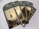 Stanley Single Switch Wall Plates Bright Brass Finish Set Of 5 Home Improvement. Fixed Price $22.95.