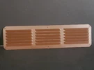 16" X 4" Brown Under Eave Cornice Vent With Screen Lomanco Model C-416 Made Usa. Fixed Price $14.00.