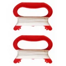 Squequ 2 Pack Kite String Winder 100 Meter / 40 Inch Cord With Shape Red. Fixed Price $12.23.