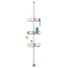 Simplehuman Shower Caddy, Matt Stainless Steel + Anodised Aluminium - BT1109. Fixed Price $204.88.
