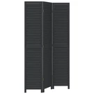 Room Divider Privacy Screen Living Black Solid Wood Paulownia Vidaxl. Fixed Price $137.99.
