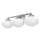Hunter Fan Company 19460 Saddle Creek Vanity Light, Brushed Nickel. Fixed Price $99.00.