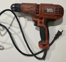 Black & Decker DR260 5.2 Amp 3/8 In Corded Drill Variable Speed Reversible AP40. Fixed Price $24.99.