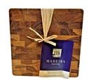 New Madeira Teak End Grain Cutting Board Square Butcher Block Nwt 8" X 1.5. Fixed Price $46.88.
