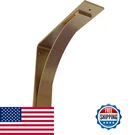 Ekena Millwork 3W X 14D 14H Morris Steel Bracket Hammered Gold. Fixed Price $88.28.
