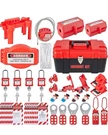 Vevor 42 Pcs Tagout Kits Electrical Safety Lockouts,hasps,tags S5. Fixed Price $43.41.