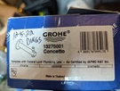 Grohe 13275001 Concetto Wall Mounted Diverter Tub Spout Starlight Chrome. Fixed Price $49.95.