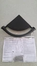 Transitional Corner Shelf With 8-3/4 In. Assist Bar Matte Black. Fixed Price $39.75.