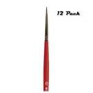 Wooster Brush Red Sable Oil Round F1620 Size #0 Artist - Pack Of 12. Fixed Price $35.42.