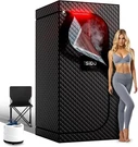 Isido Portable Sauna Tent 71" Full Body 3L Steamer Red Light Therapy 660NM. Fixed Price $51.75.