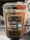 Everbilt Spring Hinge Matte Black Self-closing Adjustable Tension 4". Fixed Price $15.00.