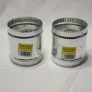 (2-PACK) Master Flow 5 In. Flexible Duct And Sheet Metal Connector Splice Collar. Fixed Price $31.35.