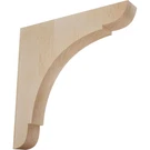Ekena Millwork BKTW01X12X12OLMA Extra Large Olympic Wood Brackets 3/4W. Fixed Price $157.67.