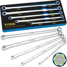 5-PIECE Extra Long Box Wrench Set, Metric 8MM-19MM, 6 Point Extended Bolt. Fixed Price $57.99.