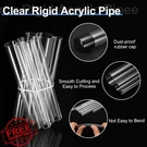 Uxcell Acrylic Pipe 26MM 30MM Od 6" Clear Rigid Round Tube Caps. Fixed Price $27.99.