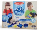 Melissa & Doug Tote Tour Pet Travel Play Set With 2 Plush Stuffed Animals (15. Fixed Price $17.99.