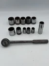 Sk Tools 1/2 Drive Socket Lot W/ 42470 Ratchet Usa Sae & Metric Superkrome. Fixed Price $65.00.